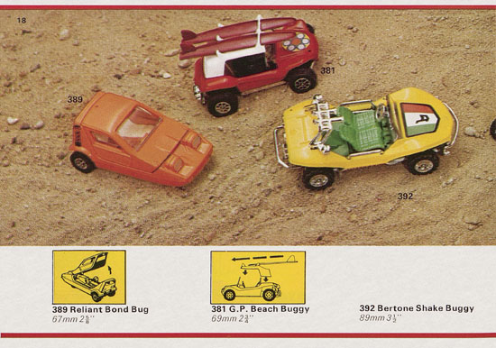 Seite 18 Corgi Toys Katalog 1974