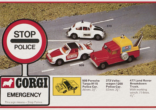 Seite 22 Corgi Toys Katalog 1974