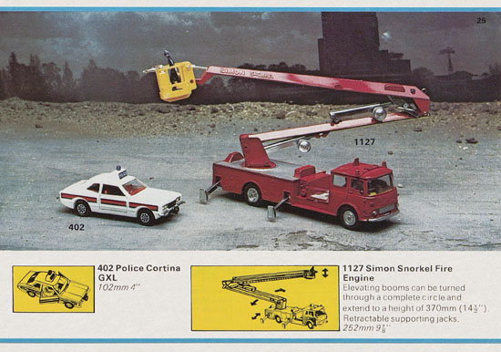 Seite 25 Corgi Toys Katalog 1974