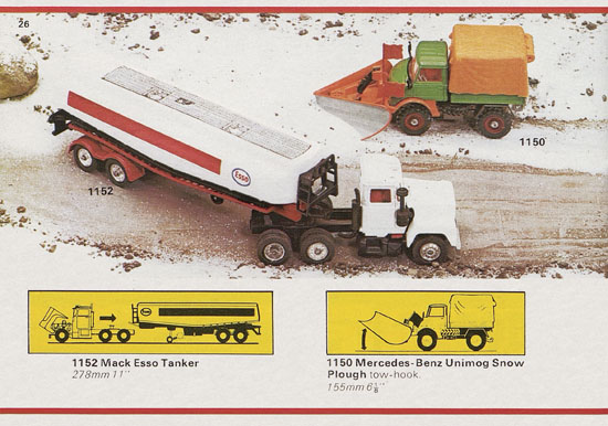 Seite 26 Corgi Toys Katalog 1974