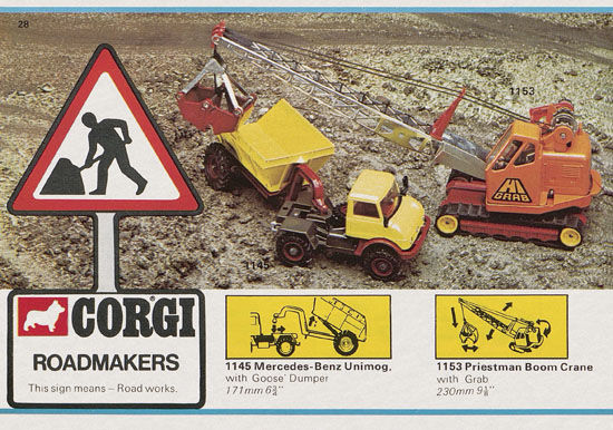 Seite 28 Corgi Toys Katalog 1974