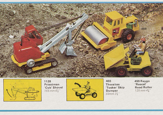 Seite 29 Corgi Toys Katalog 1974