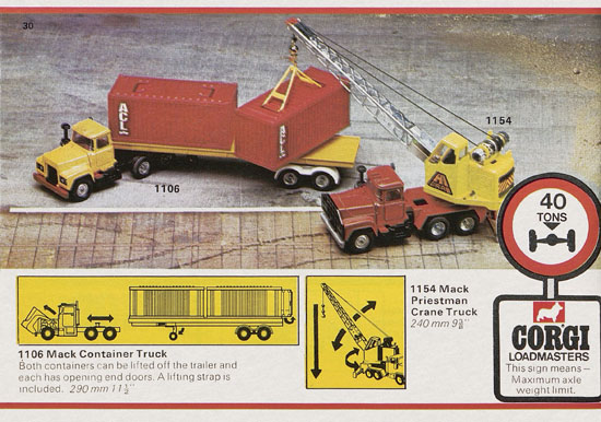Seite 30 Corgi Toys Katalog 1974