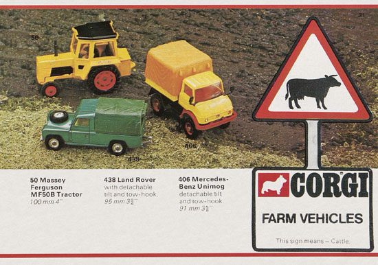 Seite 31 Corgi Toys Katalog 1974