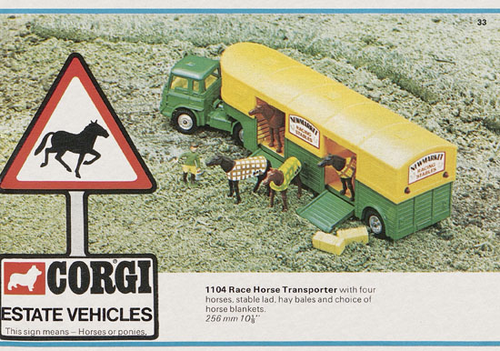 Seite 33 Corgi Toys Katalog 1974