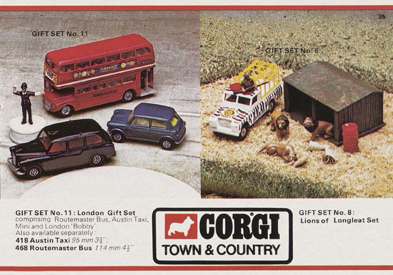 Seite 35 Corgi Toys Katalog 1974