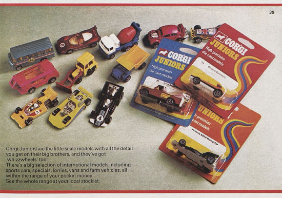 Seite 39 Corgi Toys Katalog 1974