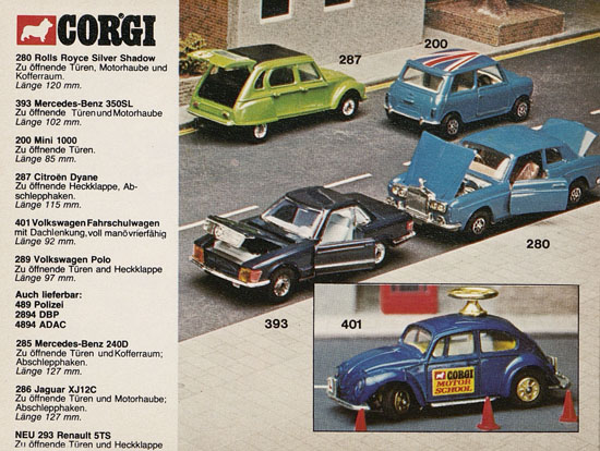 Corgi Toys Katalog 1977