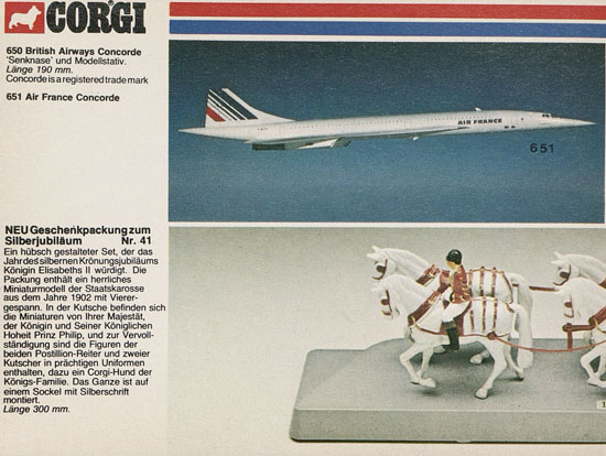 Corgi Toys Katalog 1977