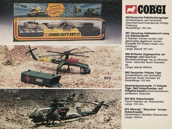 Corgi Toys Katalog 1977