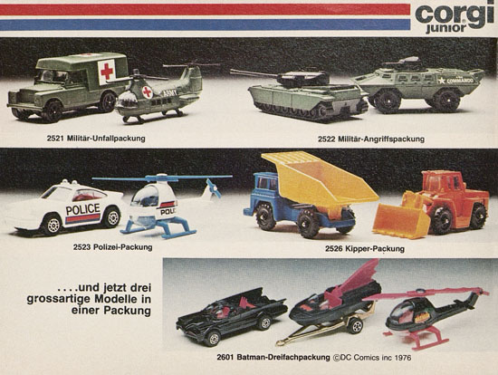 Corgi Toys Katalog 1977