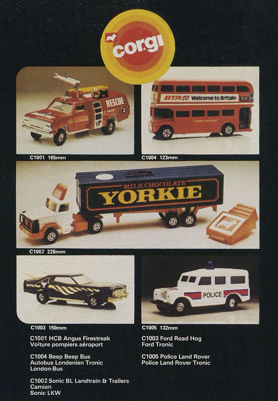 Corgi Toys Katalog 1982