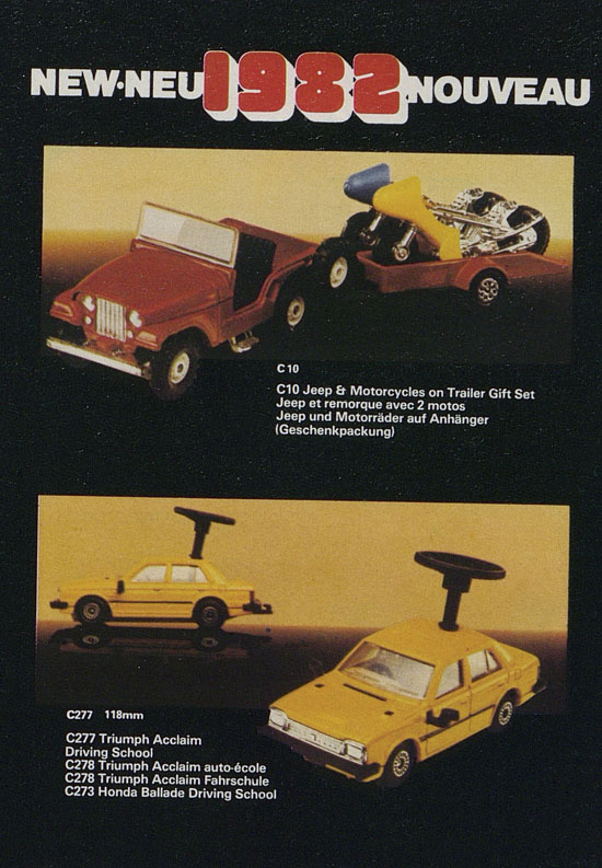 Corgi Toys Katalog 1982