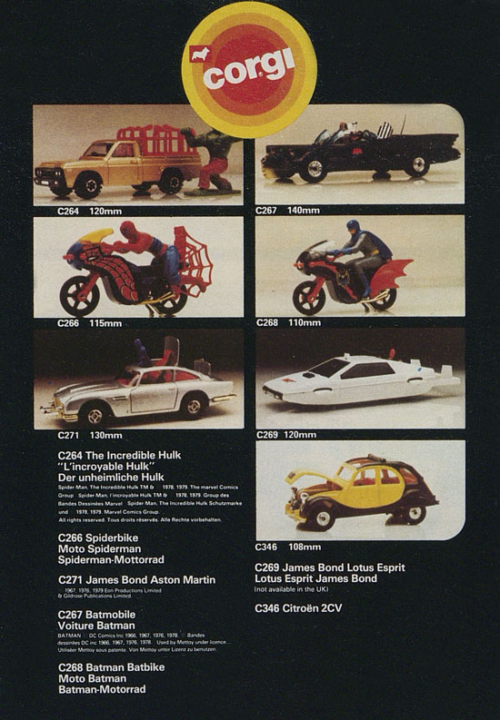 Corgi Toys Katalog 1982