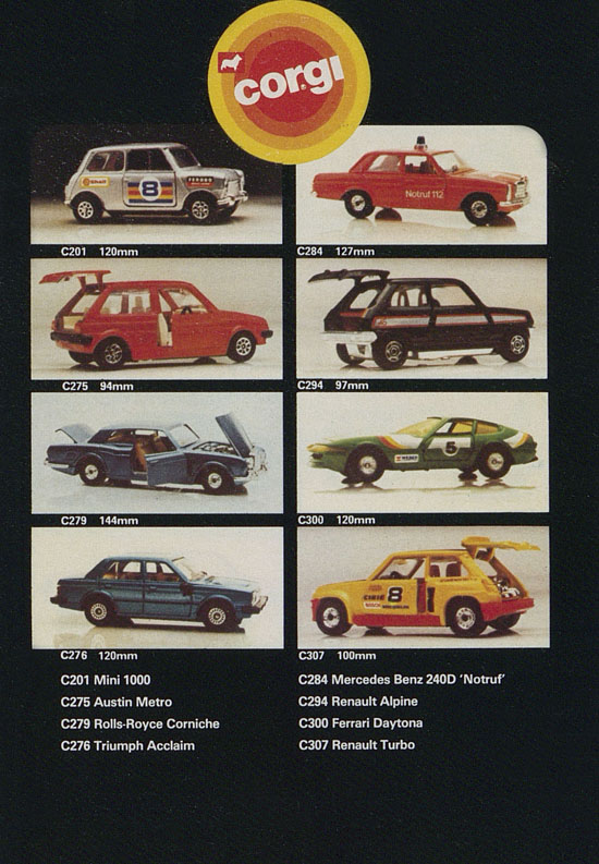 Corgi Toys Katalog 1982