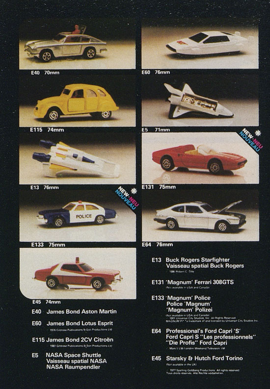 Corgi Toys Katalog 1982