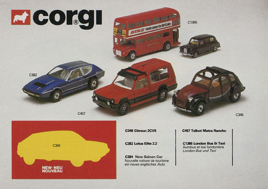 Corgi Toys Katalog 1983