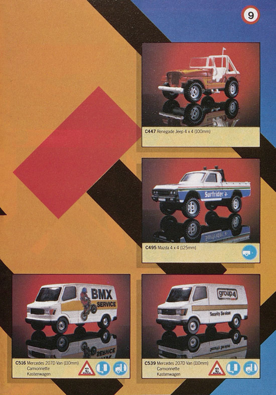 Seite 9 Corgi Toys Katalog 1985