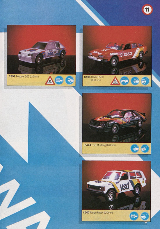 Seite 11 Corgi Toys Katalog 1985