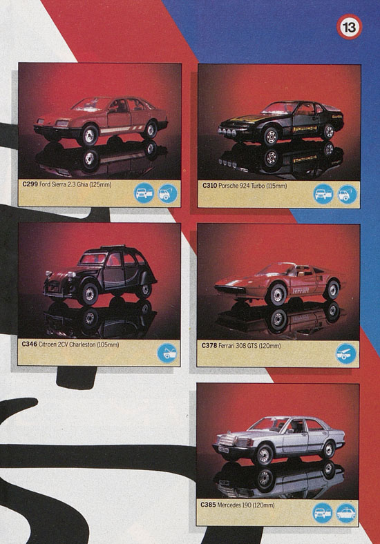 Seite 13 Corgi Toys Katalog 1985