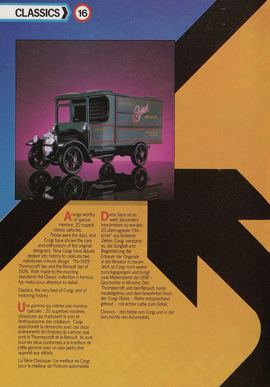 Seite 16 Corgi Toys Katalog 1985