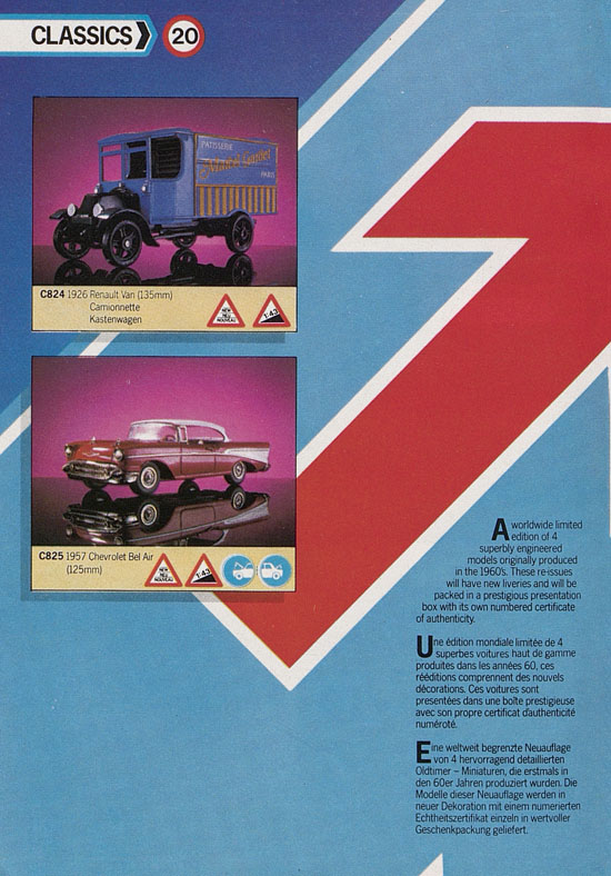 Seite 20 Corgi Toys Katalog 1985