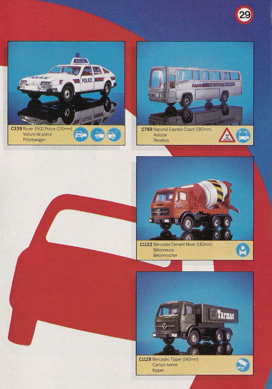 Seite 29 Corgi Toys Katalog 1985