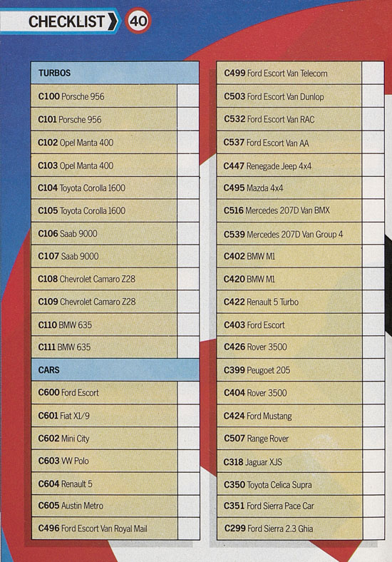Seite 40 Corgi Toys Katalog 1985
