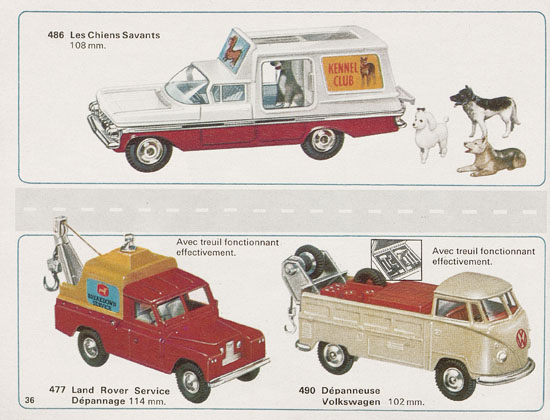 Corgi Toys Katalog 1968