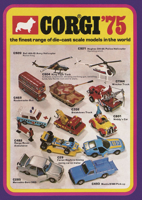 Corgi Toys brochure 1975