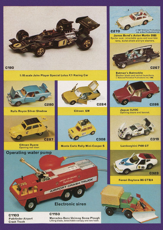 Corgi Toys brochure 1975