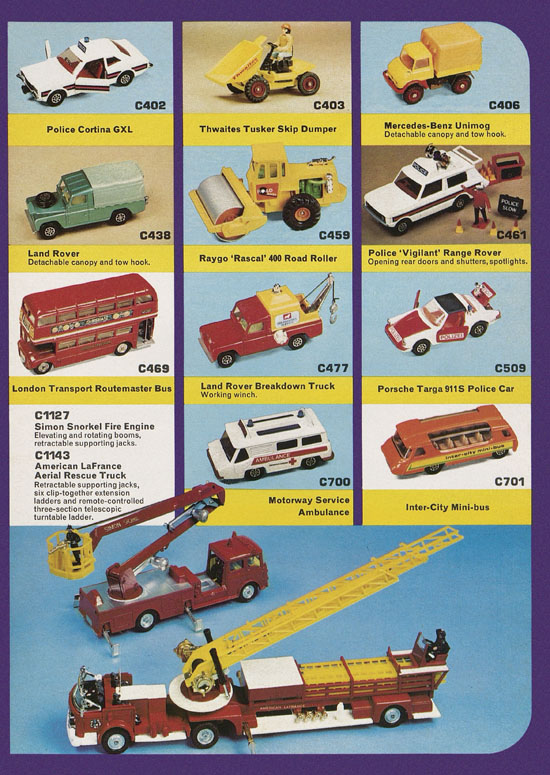 Corgi Toys brochure 1975