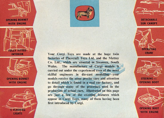 Seite 2 Corgi Toys Katalog 1963-1964