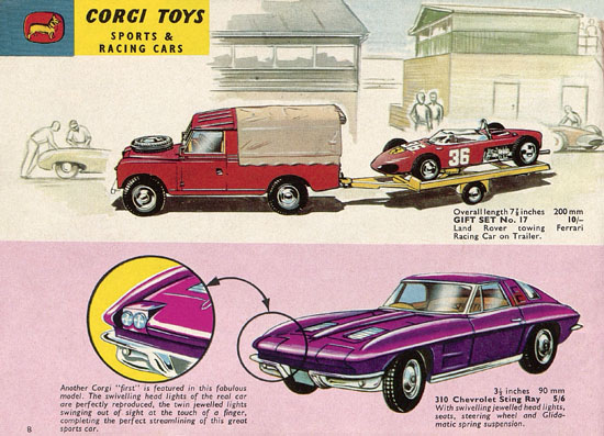 Seite 8 Corgi Toys Katalog 1963-1964