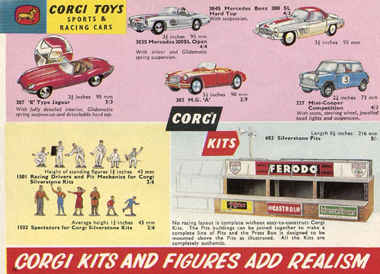 Seite 10 Corgi Toys Katalog 1963-1964