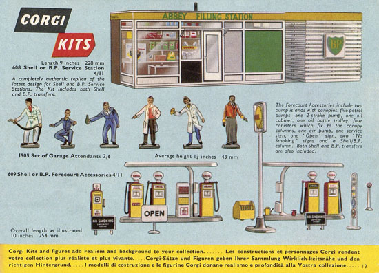 Seite 13 Corgi Toys Katalog 1963-1964