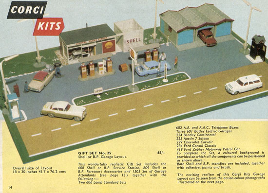 Seite 14 Corgi Toys Katalog 1963-1964