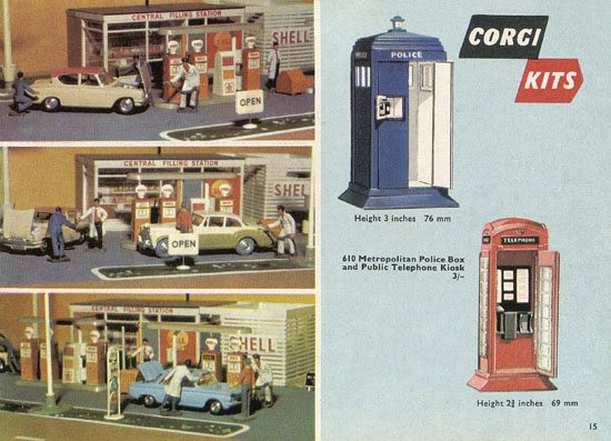 Seite 15 Corgi Toys Katalog 1963-1964