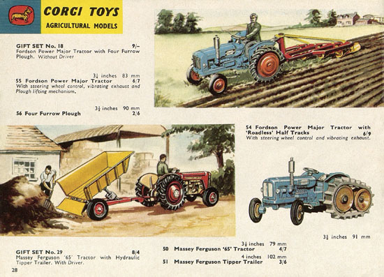 Seite 28 Corgi Toys Katalog 1963-1964