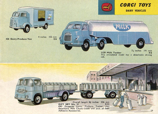 Seite 29 Corgi Toys Katalog 1963-1964