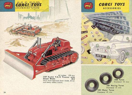 Seite 34 Corgi Toys Katalog 1963-1964