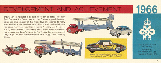 Corgi Toys catalog 1966