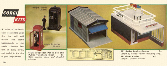 Corgi Toys catalog 1966