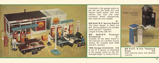 Seite 11 Corgi Toys catalog 1966