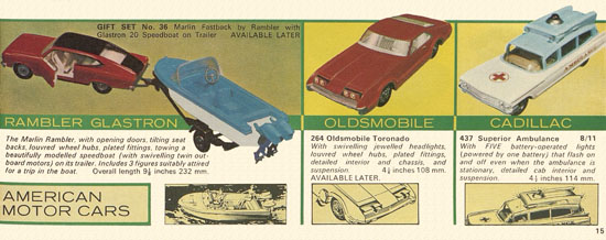 Seite 15 Corgi Toys catalog 1966