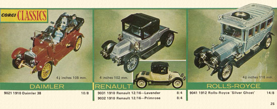 Seite 25 Corgi Toys catalog 1966