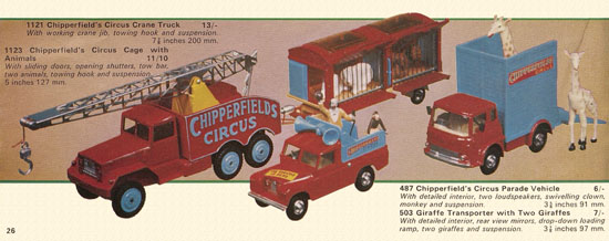 Seite 26 Corgi Toys catalog 1966