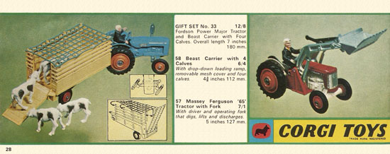 Seite 28 Corgi Toys catalog 1966