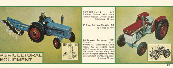 Seite 29 Corgi Toys catalog 1966