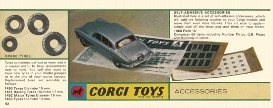 Corgi Toys catalog 1966